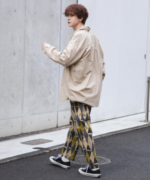 総柄ワイドイージーパンツ