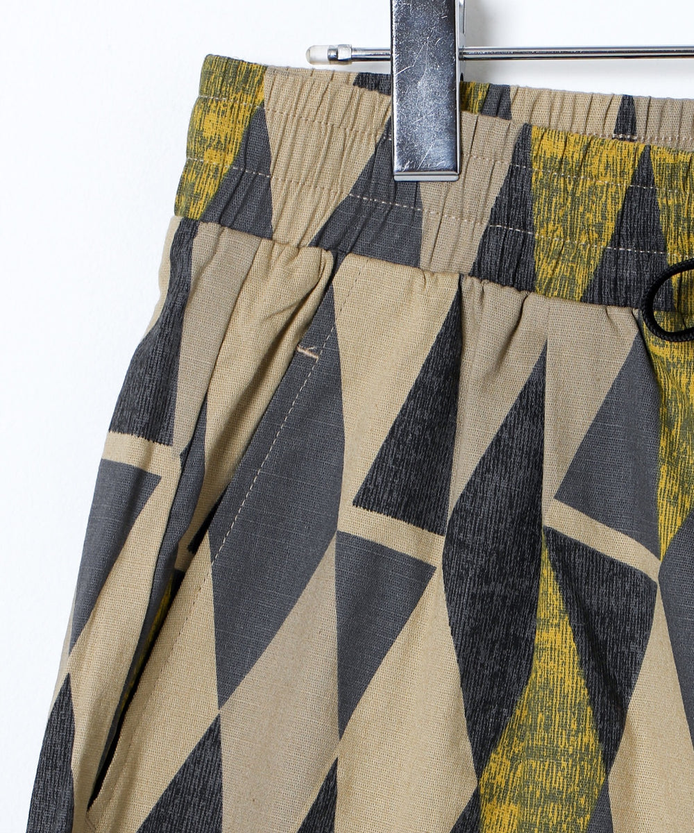 総柄ワイドイージーパンツ