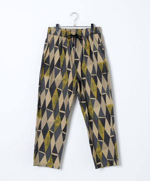 総柄ワイドイージーパンツ