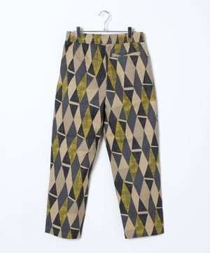 総柄ワイドイージーパンツ