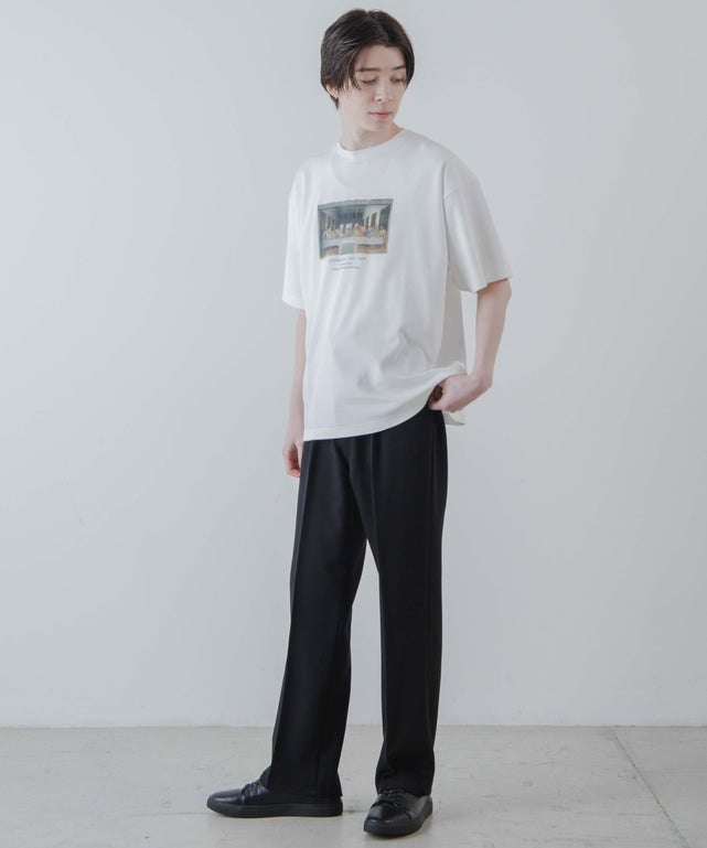 ホワイト／最後の晩餐 モデル：178cm L着用