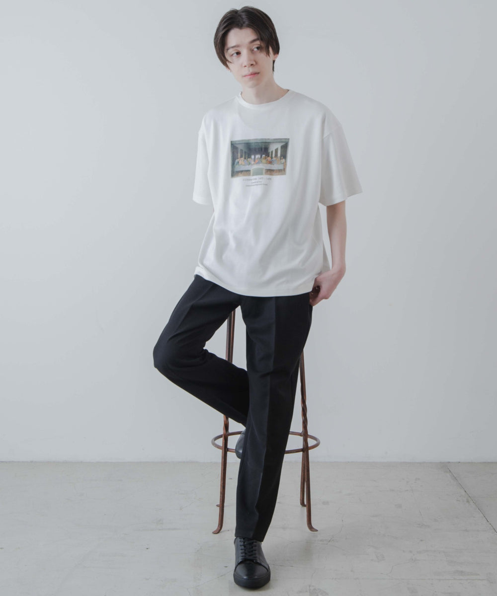 ホワイト／最後の晩餐 モデル：178cm L着用