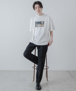 ホワイト／最後の晩餐 モデル：178cm L着用