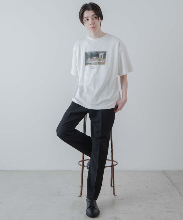 ホワイト／最後の晩餐 モデル：178cm L着用