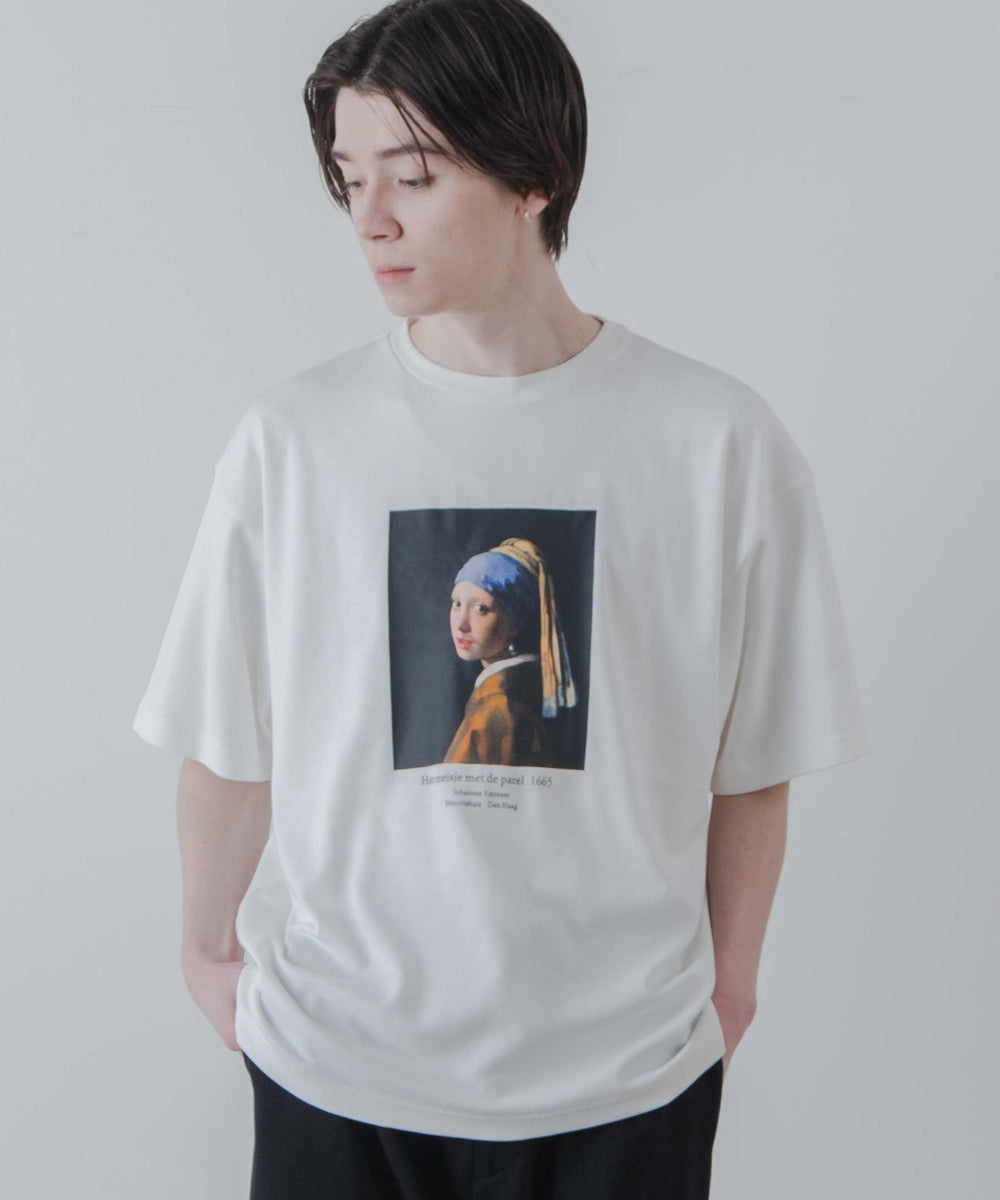 ホワイト／真珠の耳飾り少女 モデル：178cm L着用