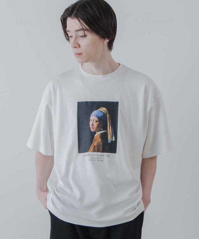 ホワイト／真珠の耳飾り少女 モデル：178cm L着用