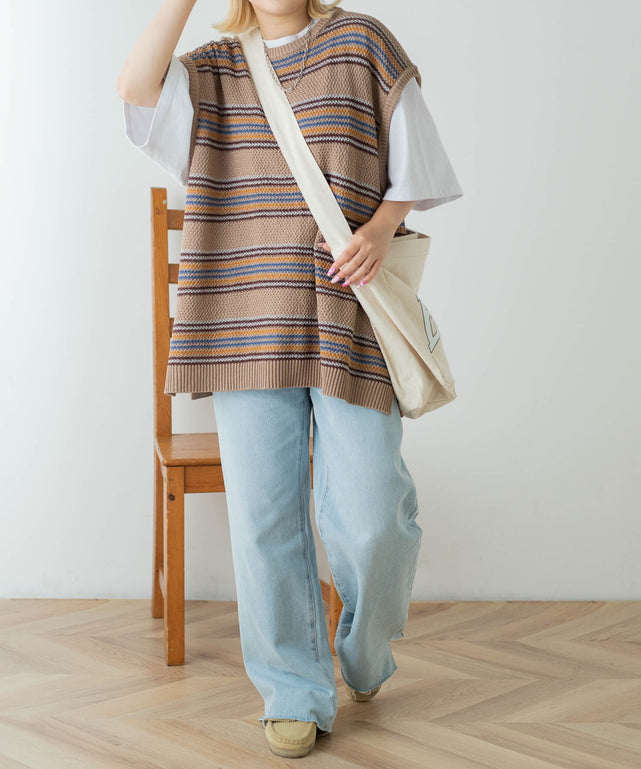 ベージュ モデル：160cm L着用