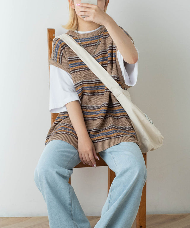 ベージュ モデル：160cm L着用