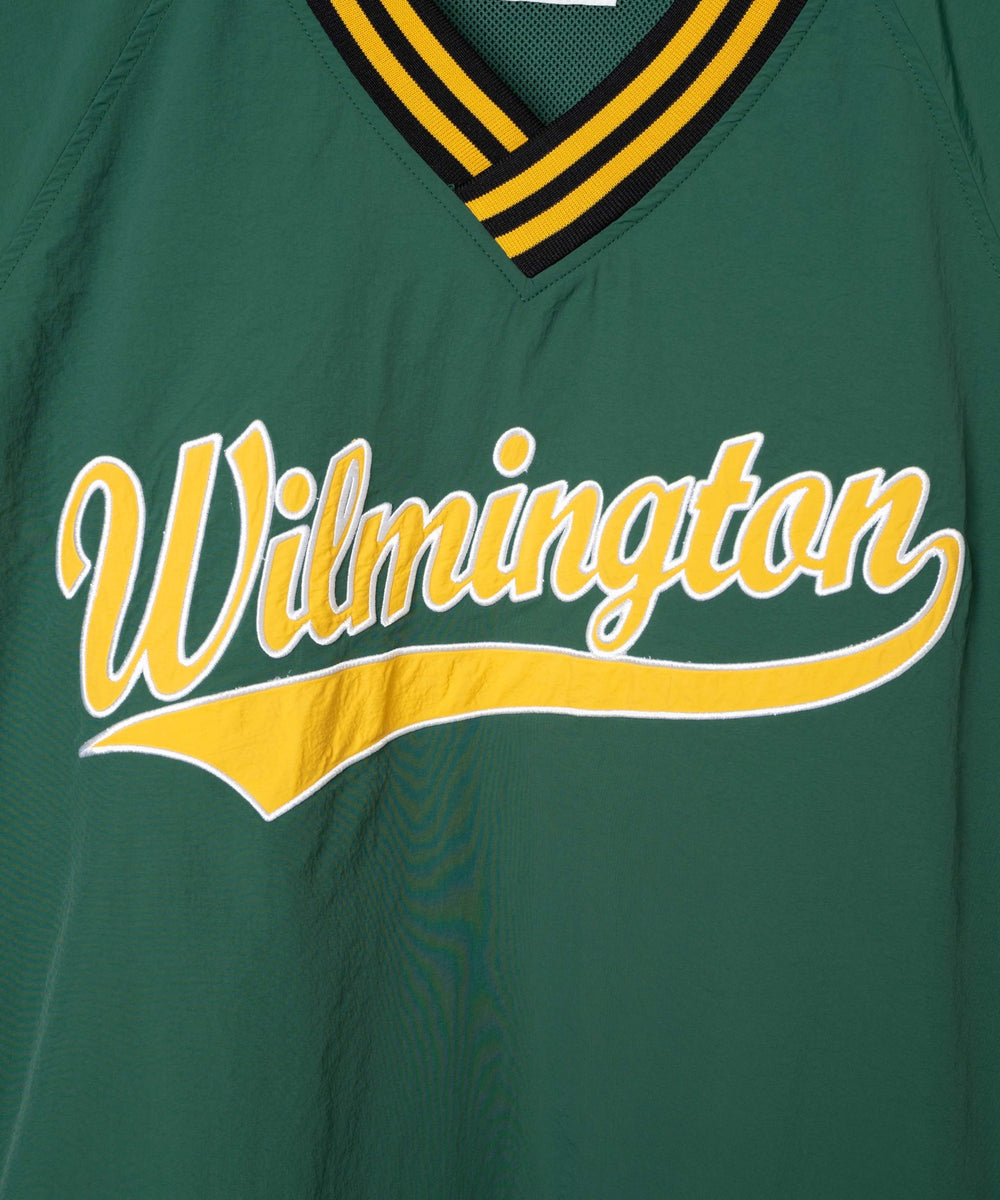 ラインリブナイロンプルオーバー