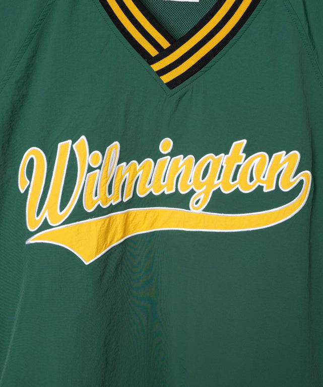 ラインリブナイロンプルオーバー