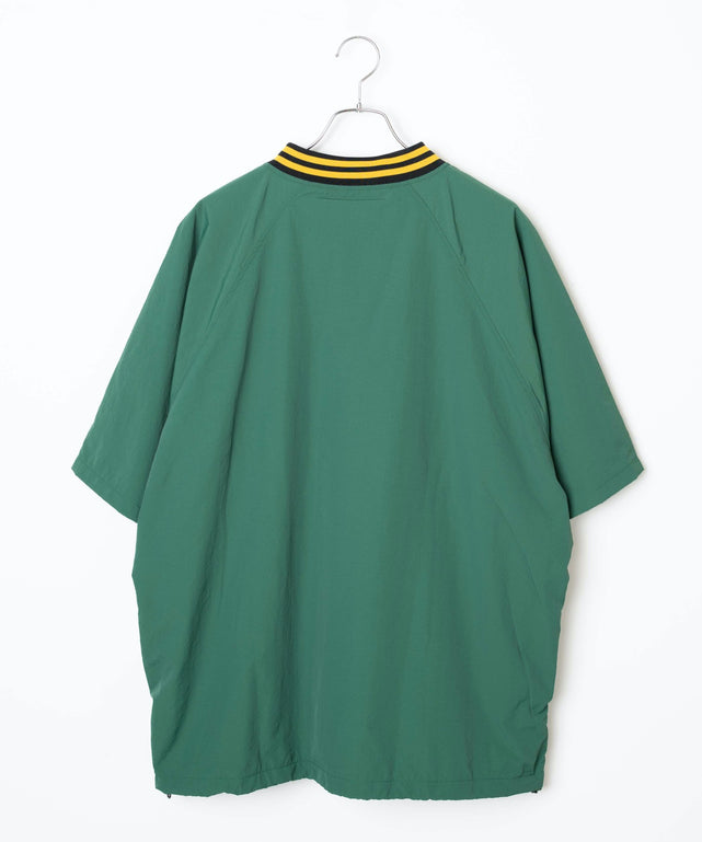 ラインリブナイロンプルオーバー