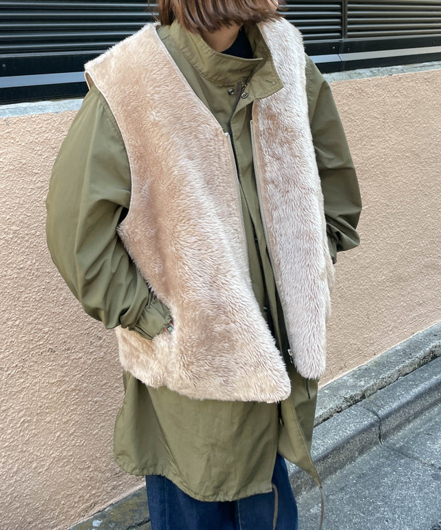 見事な創造力 ファイブ38サイズ ファーボリュームコート i9tmg.com.br