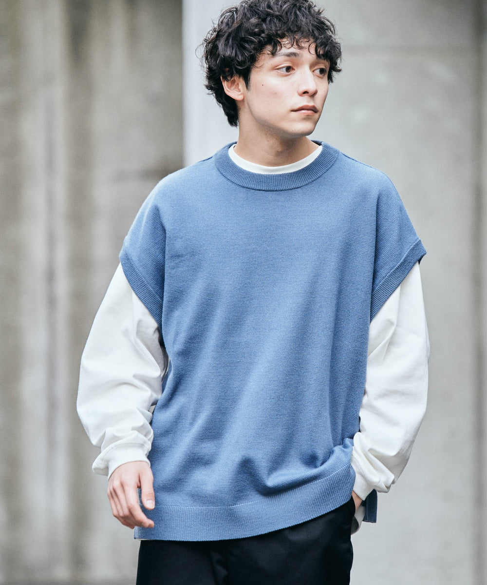 ブルー モデル : 175cm L着用