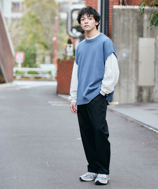 ブルー モデル : 175cm L着用