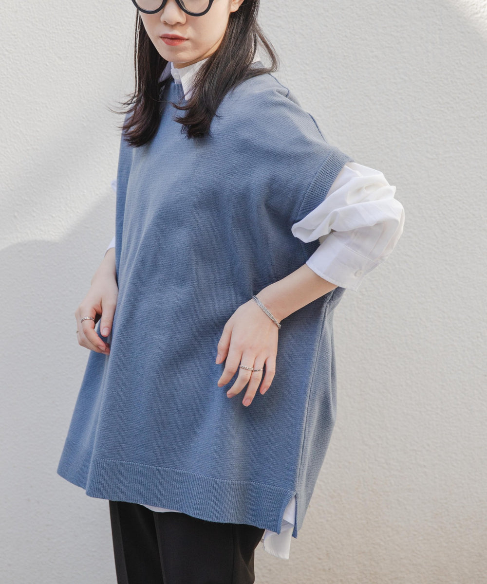 ブルー　モデル：156cm L着用