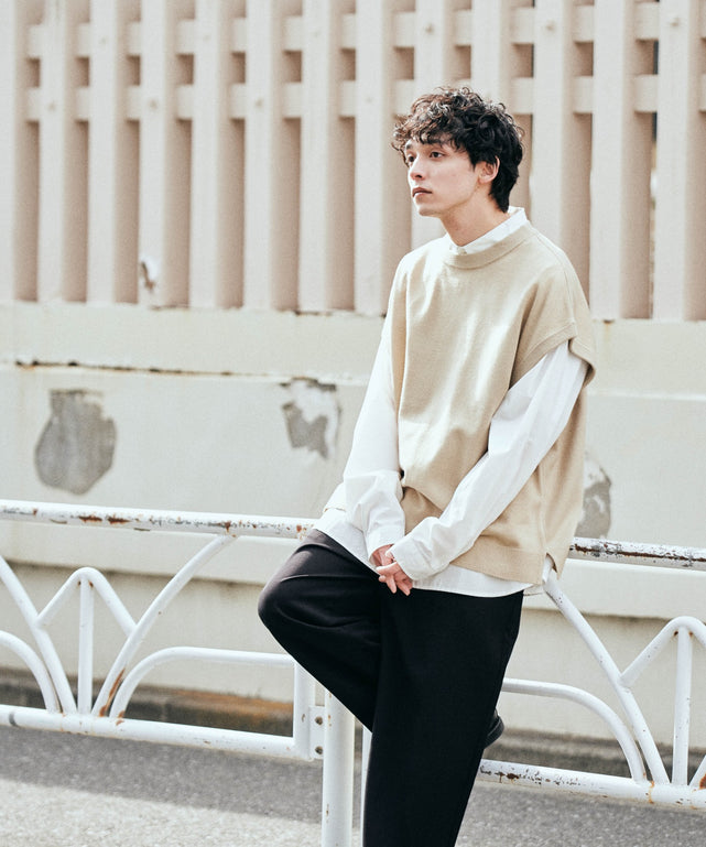 Lベージュ モデル : 175cm L着用