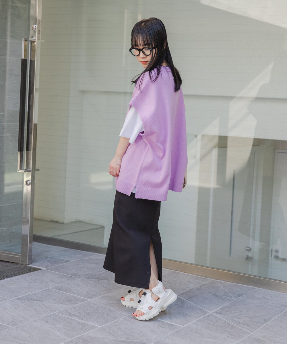 Lパープル　モデル：156cm L着用