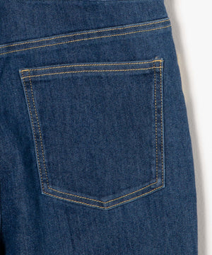 ハイウエストストレッチフレアデニムサロペット