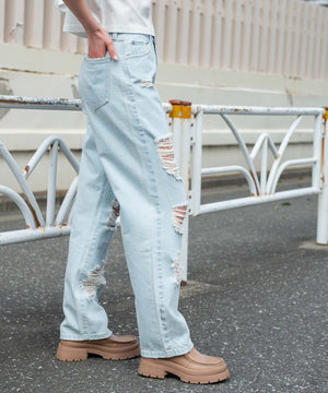 デニム淡 モデル：160cm M着用