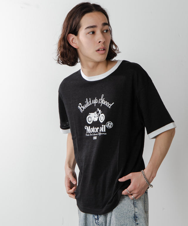 新品 正規品 - 【希少デザイン】WEGO☆リンガー Tシャツ M オーバー