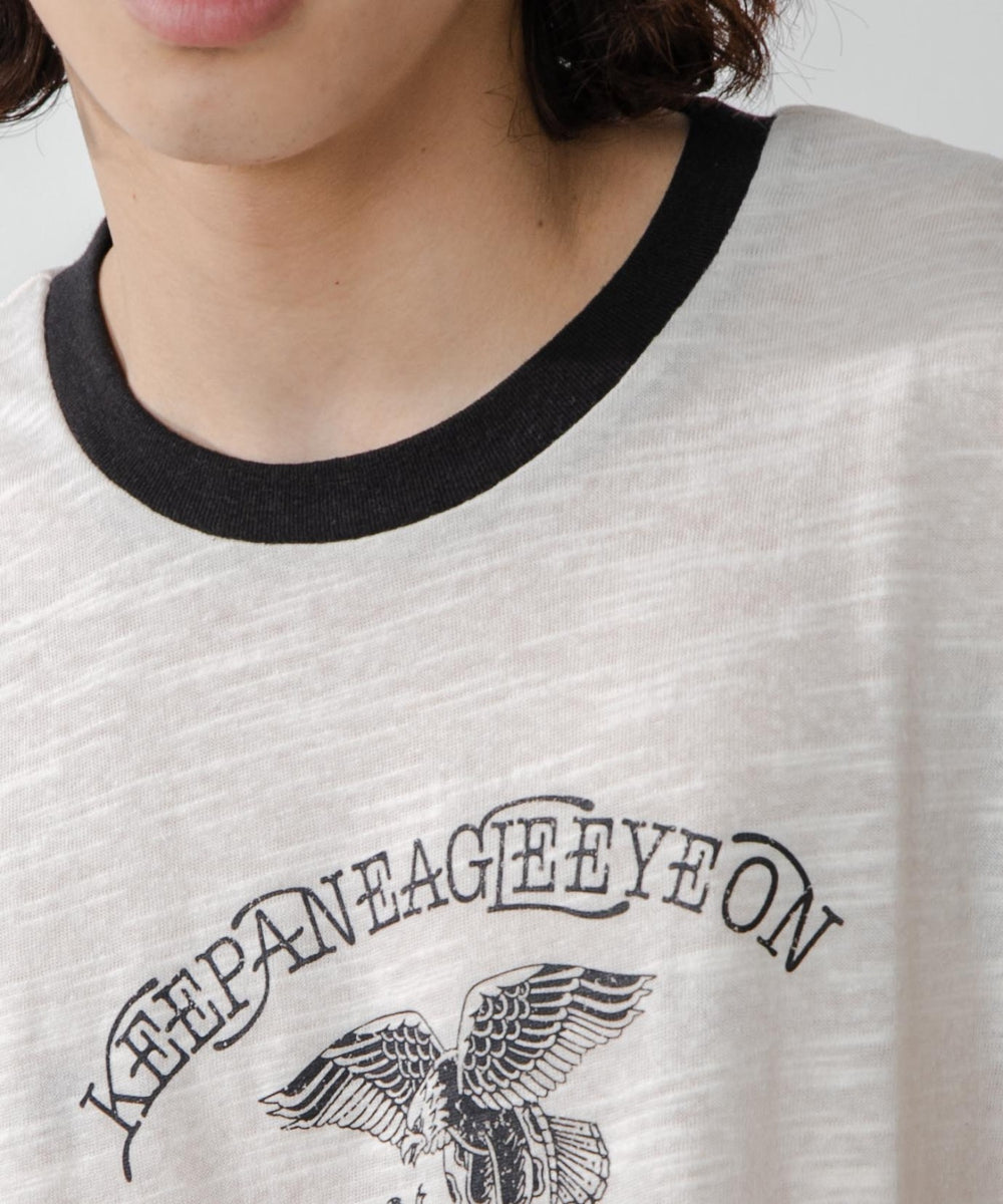 ヴィンテージロゴリンガーT