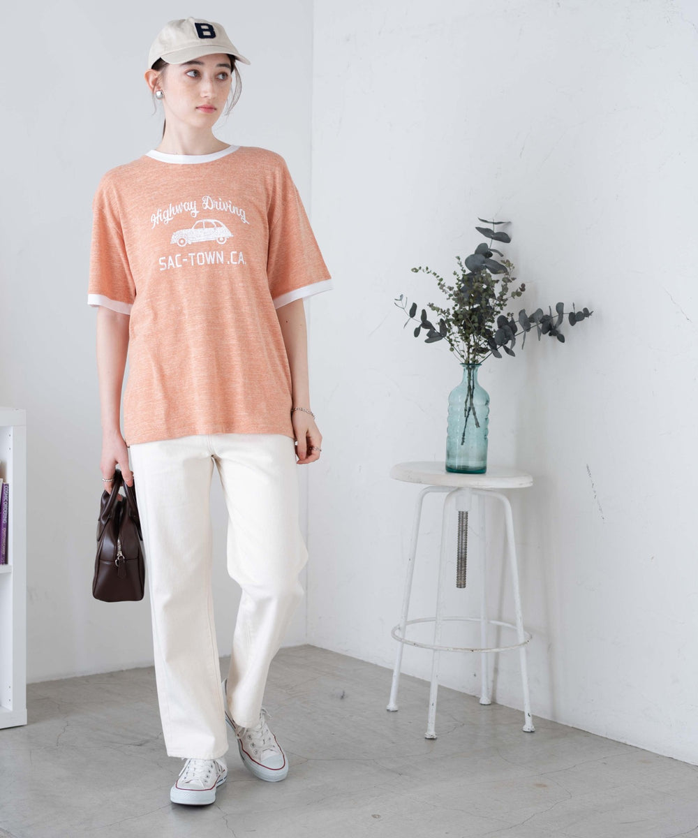 オレンジ モデル：164㎝ L着用