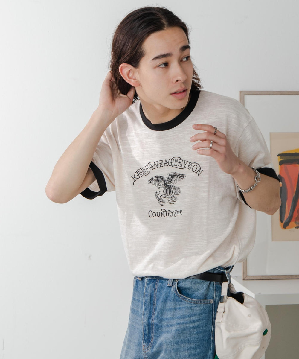 オフホワイト モデル：174㎝ L着用