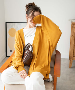 マスタード　モデル:162cm L着用