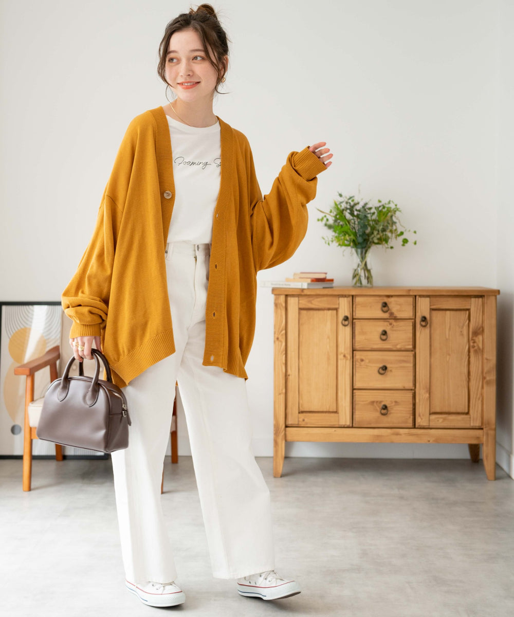 マスタード　モデル:162cm L着用