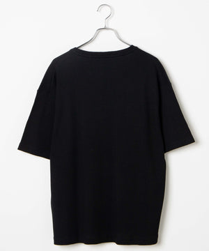 ワッフルUネックT