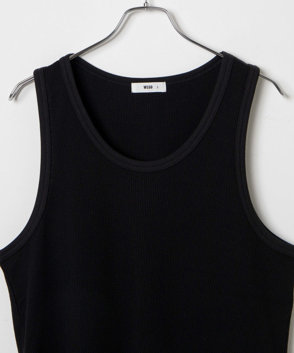 ワッフルタンクトップ