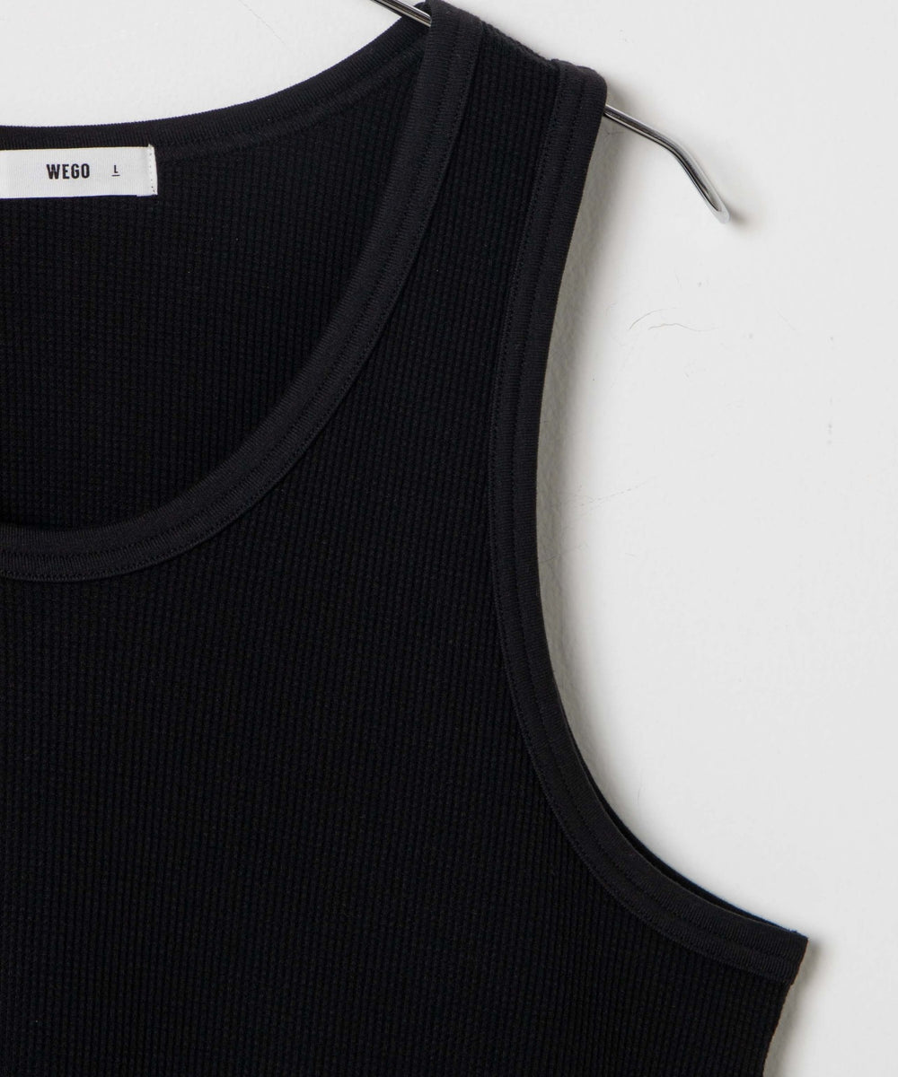 ワッフルタンクトップ