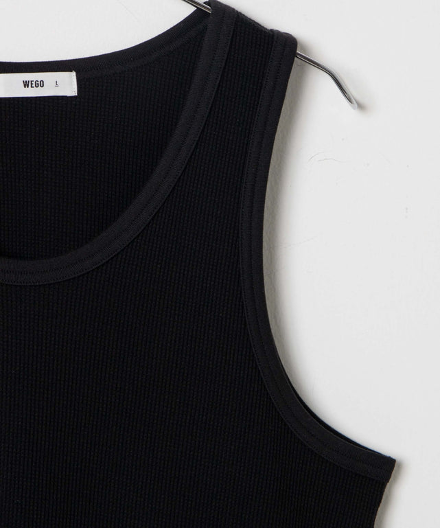 ワッフルタンクトップ