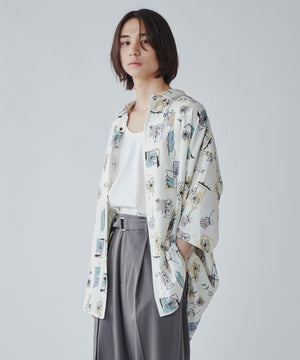 ホワイト モデル：172cm L着用