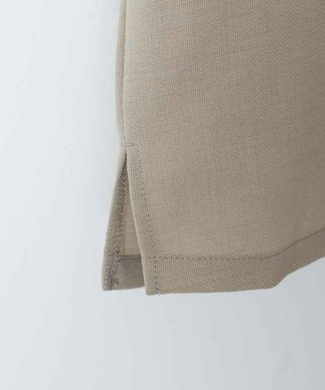 リネンライクオープンカラーBIGシャツ