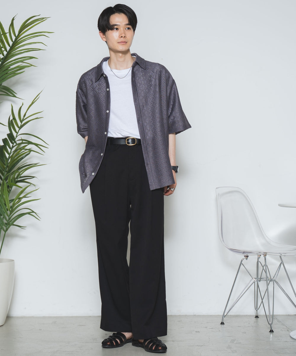 パープル モデル：177cm L着用