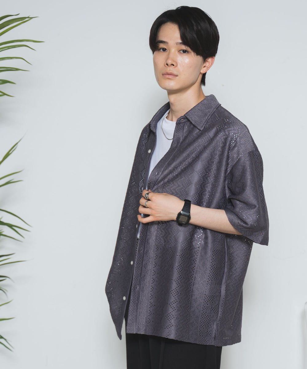 パープル モデル：177cm L着用