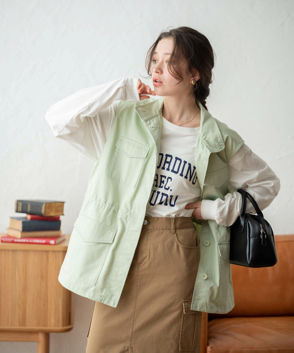 グリーン モデル：160cm F着用