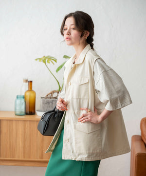 オフホワイト モデル：160cm F着用