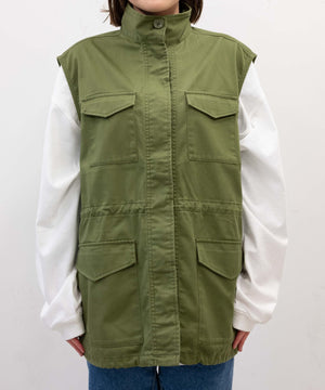 カーキ モデル：155cm F着用
