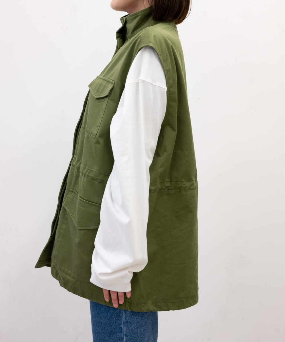 カーキ モデル：155cm F着用