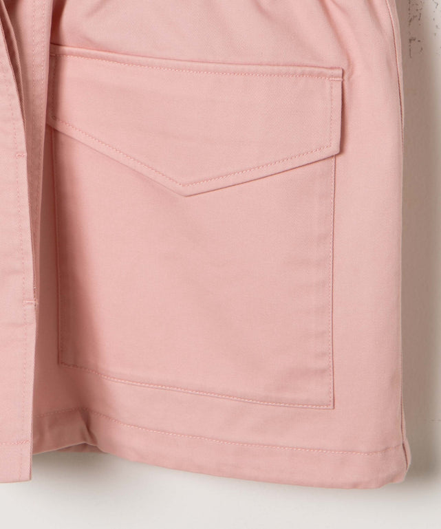 スタンドネックミリタリーベスト