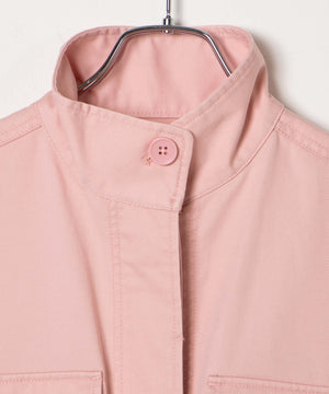 スタンドネックミリタリーベスト