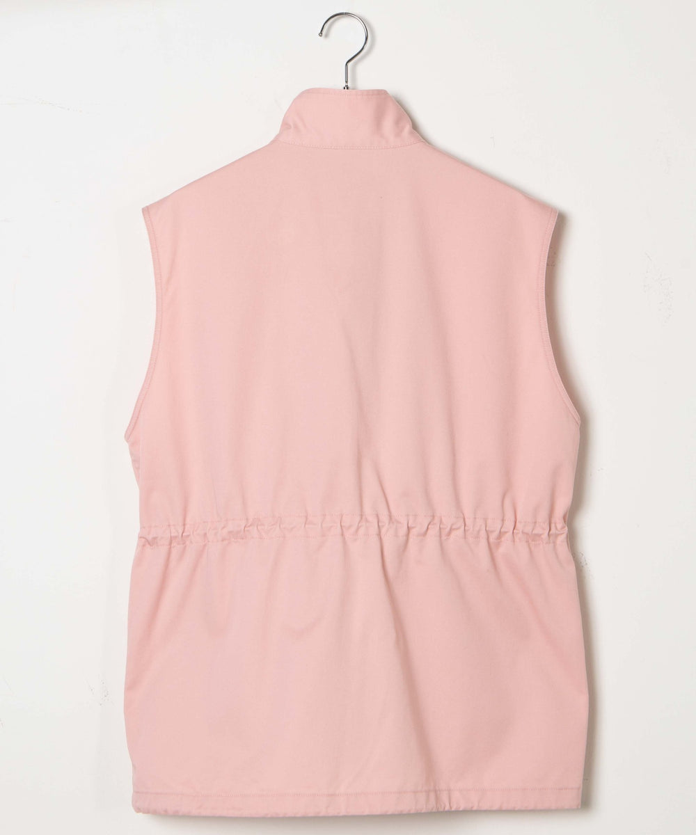 スタンドネックミリタリーベスト