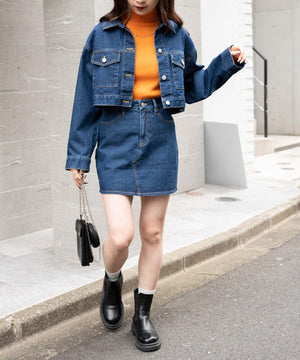 デニム濃 モデル：160cm S着用