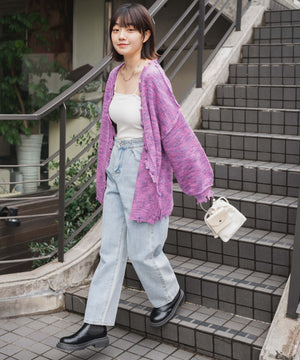 パープル モデル：160cm F着用