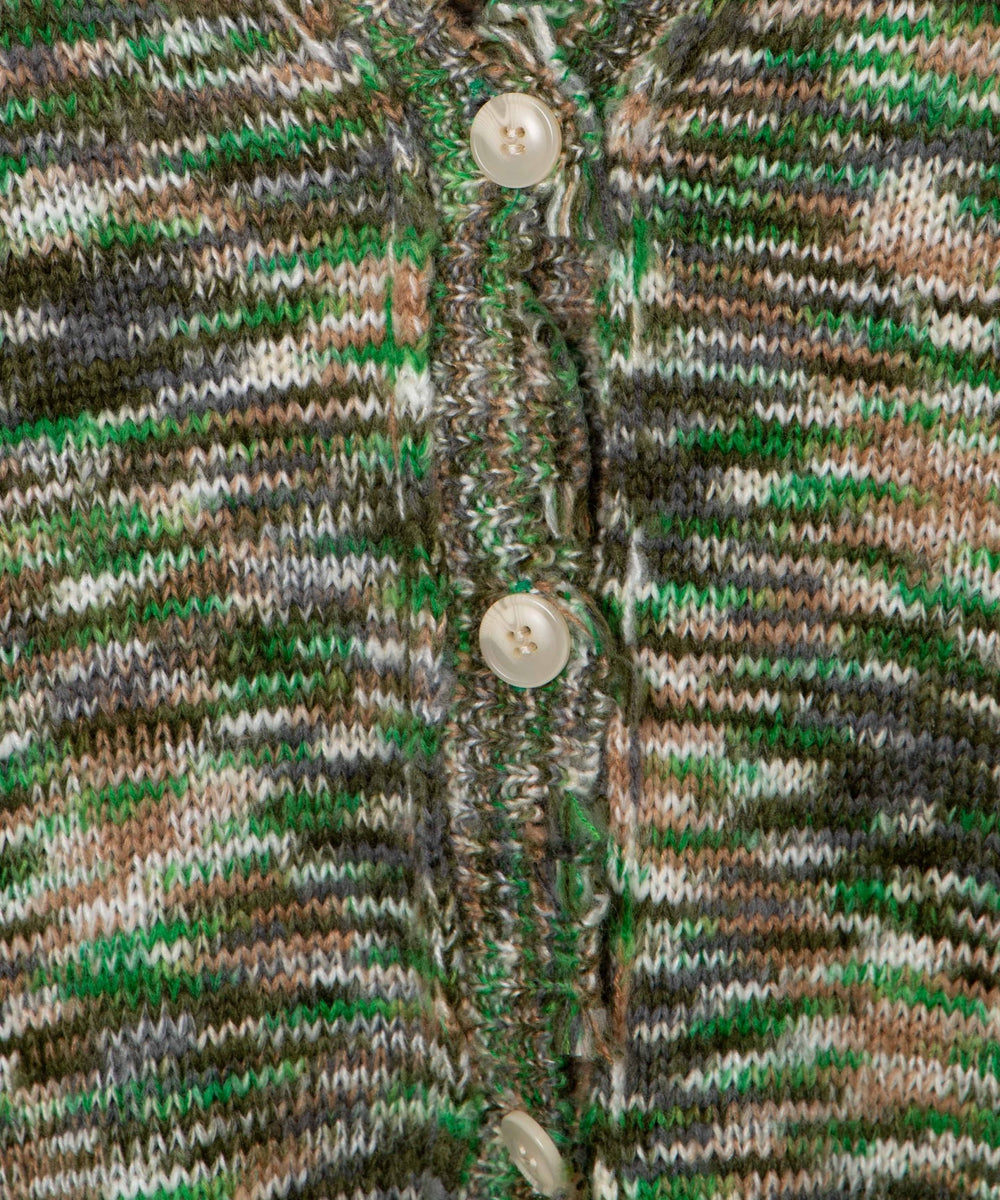 ダメージミックスカラービッグカーデ