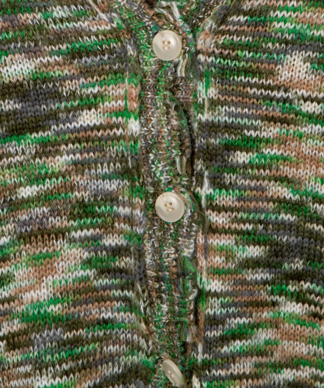 ダメージミックスカラービッグカーデ