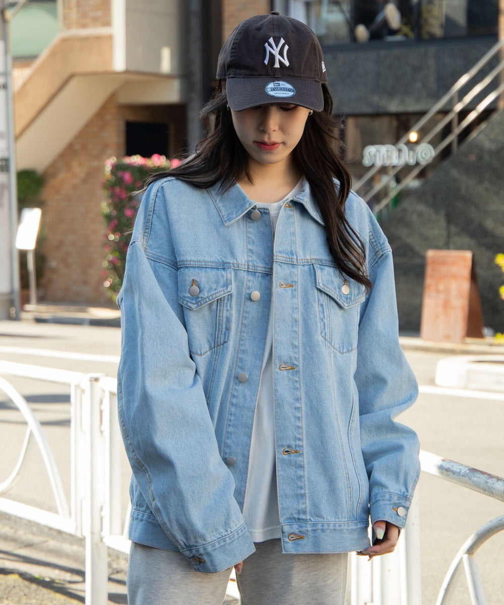 デニム淡色 モデル：161cm L着用