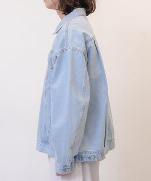 デニム淡色 モデル：174cm L着用